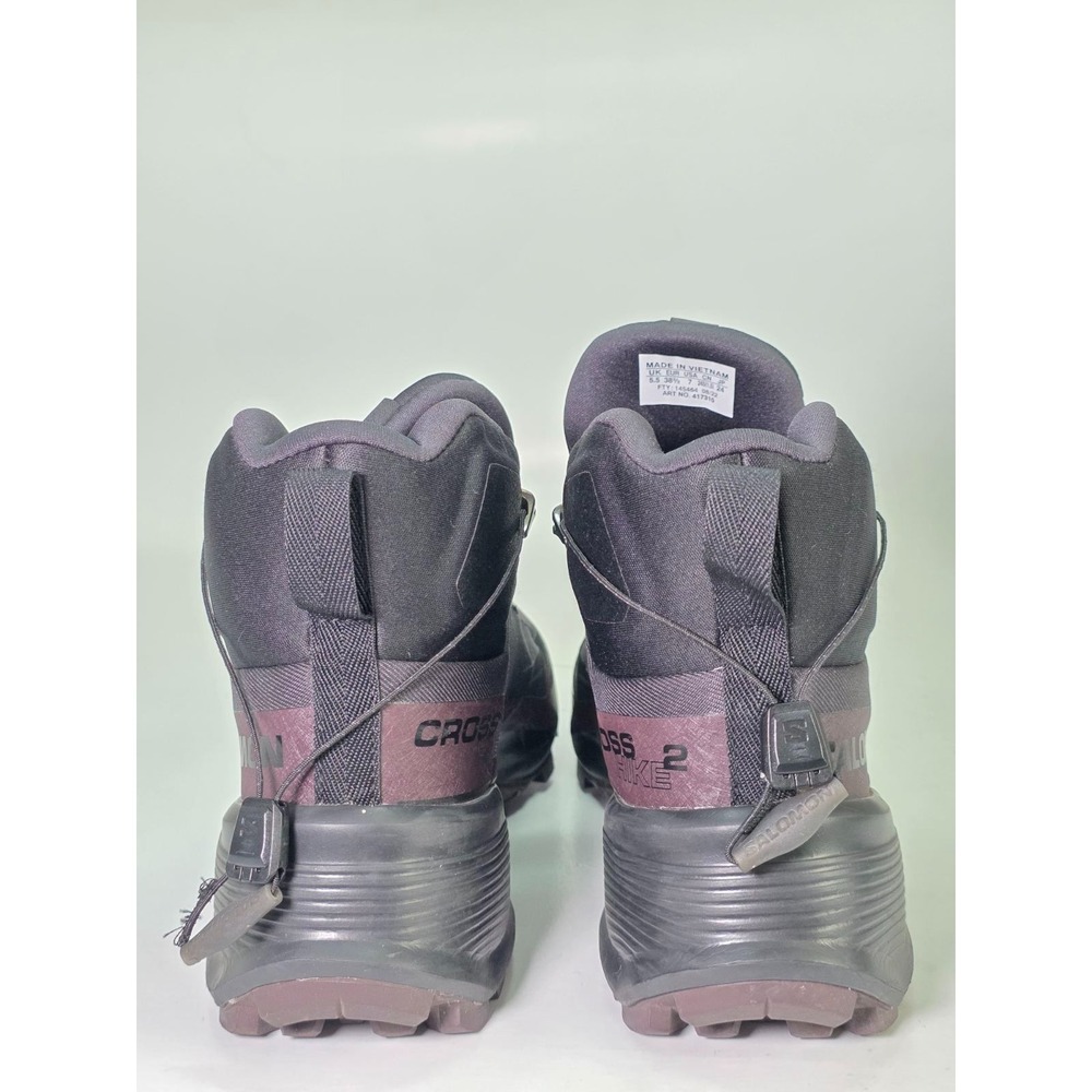 Salomon Cross Hike 2 Women's Boots Size 7 Black GTX Trail Hiking High Top Shoes - Picture 9 of 12
